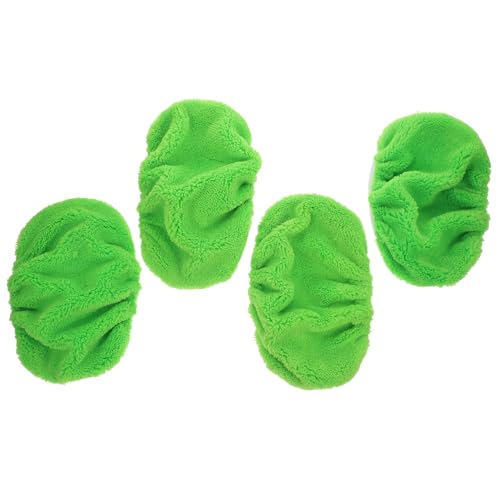 ULTECHNOVO 4 Stück Teiliges Mikrofaser Ersatz Mopp Pad Waschbare Wischpads mit Hoher Wasseraufnahme Kompatibel für Bodenwischer Schnell Trocknend und Langlebig für Fliesen und Holzfußböden von ULTECHNOVO