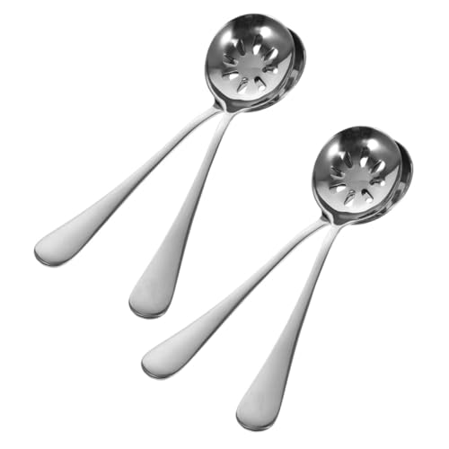 ULTECHNOVO 4 Stück Teiliges Perforierte Servierlöffel Kleine Schlitzlöffel Küchenutensilien Wiederverwendbar Für Obst Salat Fleisch Suppen Haushalt Restaurant ULTECHNOVO 4 Stück Teiliges Perforierte Servierlöffel Kleine Schlitzlöffel Küchenutensilien Wiederverwendbar Für Obst Salat Fleisch Suppen Haushalt Restaurant von ULTECHNOVO