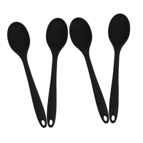 ULTECHNOVO 4 Stück Teiliges Silikon Kochlöffel Hitzebeständig für Antihaft Kochgeschirr Ergonomischer Griff Leicht zu Reinigen Multifunktional zum Mischen Servieren und Rühren Küche ULTECHNOVO 4 Stück Teiliges Silikon Kochlöffel Hitzebeständig für Antihaft Kochgeschirr Ergonomischer Griff Leicht zu Reinigen Multifunktional zum Mischen Servieren und Rühren Küche von ULTECHNOVO