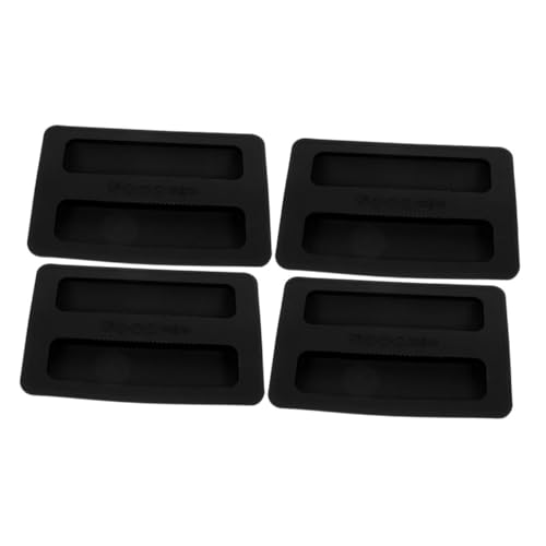 ULTECHNOVO 4 Stück Toasterdeckel Brothersteller Deckel Toaster Ofenabdeckung Toaster Deckel Obere Abdeckung des Toastergeräts Austausch der Toasterabdeckung Ofenabdeckungen Kieselgel Schwarz von ULTECHNOVO