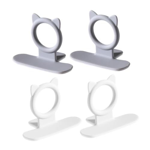 ULTECHNOVO 4 Stück Toilettensitzheber Hygienische Wc Sitz Griffe Einfache Montage Langlebig Anti schmutzig Praktische Toilettendeckelheber für Saubere Hände und Weiß Geeignet von ULTECHNOVO