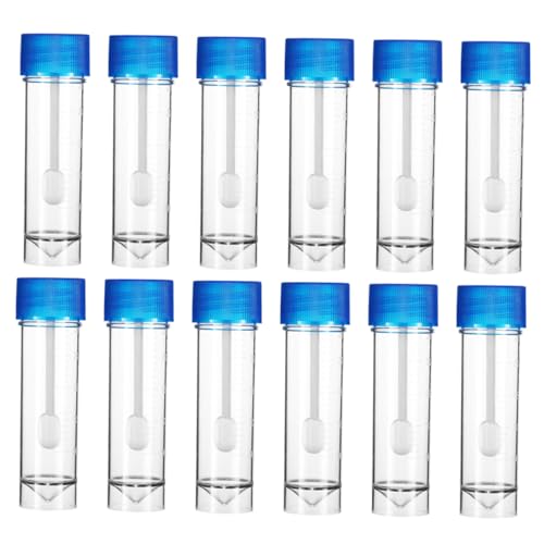 ULTECHNOVO 40 Stück Bequemer Probensammler Stuhlprobentöpfe stuhlprobe topf Probenentnahmebecher Stuhlprobenbecher Stuhlbehälter Fäkaliensammelbehälter Stuhlbecher Transparent von ULTECHNOVO