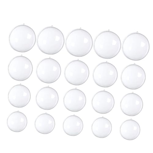 ULTECHNOVO 40 Stück Teiliges DIY Transparente Kunststoffkugeln zum Basteln und Dekorieren Leichte Hohle Weihnachtsbaumkugeln für Fenster Tür Christbaum Vielseitige Xmas Hängedeko ULTECHNOVO 40 Stück Teiliges DIY Transparente Kunststoffkugeln zum Basteln und Dekorieren Leichte Hohle Weihnachtsbaumkugeln für Fenster Tür Christbaum Vielseitige Xmas Hängedeko von ULTECHNOVO