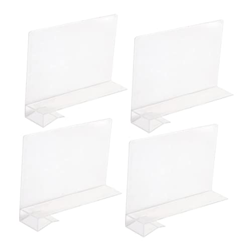 ULTECHNOVO 4 Stück Kunststoff Regal Teiler Transparente Trennwände für Kleiderschrank Bücherregal und Küchenschränke Multifunktionale Schrankorganisation Einfache Handhabung Platzsparend ULTECHNOVO 4 Stück Kunststoff Regal Teiler Transparente Trennwände für Kleiderschrank Bücherregal und Küchenschränke Multifunktionale Schrankorganisation Einfache Handhabung Platzsparend von ULTECHNOVO