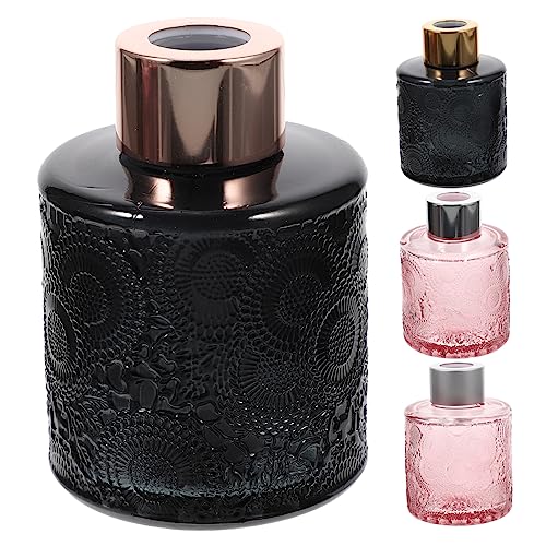 ULTECHNOVO 4 Stück Aroma Diffusor Flaschen Aus Glas Parfümbehälter Für Schlafzimmer Und Wohnzimmer Geprägte Duftflaschen Mit Korkverschluss Aromatherapie Deko Für Tisch Und Regal ULTECHNOVO 4 Stück Aroma Diffusor Flaschen Aus Glas Parfümbehälter Für Schlafzimmer Und Wohnzimmer Geprägte Duftflaschen Mit Korkverschluss Aromatherapie Deko Für Tisch Und Regal von ULTECHNOVO