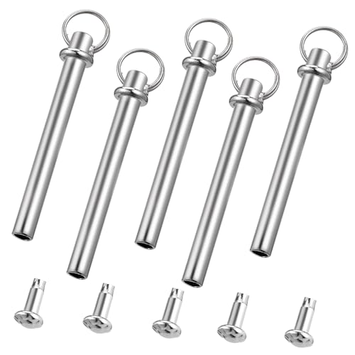 ULTECHNOVO 5 Sätze Faltbarer Edelstahl Silberbeschichtet Langlebig Rostfrei Fan-zubehör mit Muttern zur Handventilator Reparatur und Schaftbefestigung ULTECHNOVO 5 Sätze Faltbarer Edelstahl Silberbeschichtet Langlebig Rostfrei Fan-zubehör mit Muttern zur Handventilator Reparatur und Schaftbefestigung von ULTECHNOVO