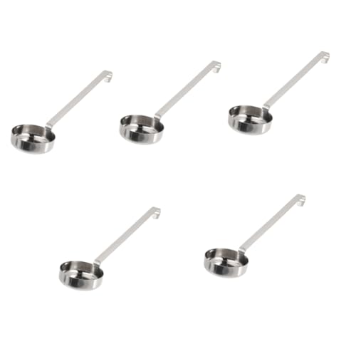 ULTECHNOVO 5 Stück Pizzasoßenlöffel Schöpfkelle Mit Flachem Boden Pizzakelle Messschaufel Multifunktionaler Pizzalöffel Aus Rostfreiem Stahl Kleine Schlitz Pizza Traditioneller ULTECHNOVO 5 Stück Pizzasoßenlöffel Schöpfkelle Mit Flachem Boden Pizzakelle Messschaufel Multifunktionaler Pizzalöffel Aus Rostfreiem Stahl Kleine Schlitz Pizza Traditioneller von ULTECHNOVO