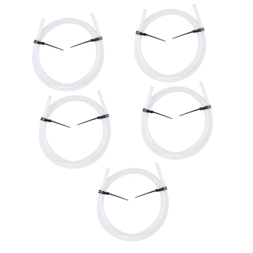 ULTECHNOVO 5 Stück Ptfe-schläuche Für 3d-druckerfilament 3 Mm Innendurchmesser X 4 Mm Außendurchmesser Hochtemperaturbeständige Schläuche 104 Cm Länge Hochwertiges Ptfe-material von ULTECHNOVO