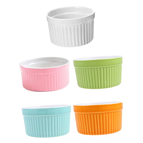 ULTECHNOVO 5 Stück Teiliges Kleine Keramik Backschalen in Candy farben Ramekins mit Glatter Oberfläche Vielseitig Einsetzbar für Pudding Aufläufe Salate und Desserts Beim Home Baking ULTECHNOVO 5 Stück Teiliges Kleine Keramik Backschalen in Candy farben Ramekins mit Glatter Oberfläche Vielseitig Einsetzbar für Pudding Aufläufe Salate und Desserts Beim Home Baking von ULTECHNOVO