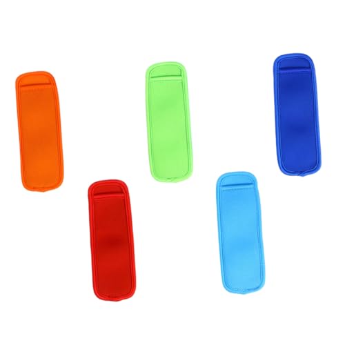 ULTECHNOVO 5 Stück Teiliges Neopren Eisbeutel Wiederverwendbar Antifreeze Popsicle Halter Schutzhüllen für Erwachsene Bunte Eiscreme Taschen Isolierend Tropffrei Zufällige ULTECHNOVO 5 Stück Teiliges Neopren Eisbeutel Wiederverwendbar Antifreeze Popsicle Halter Schutzhüllen für Erwachsene Bunte Eiscreme Taschen Isolierend Tropffrei Zufällige von ULTECHNOVO