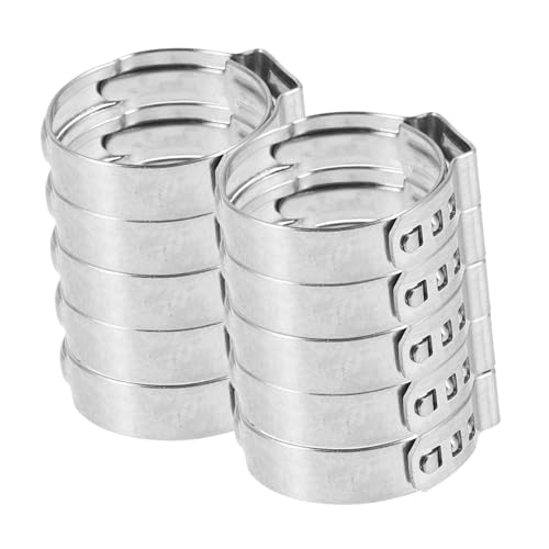 ULTECHNOVO 50 Stück Einzelohr Schlauchschellen aus Edelstahl Verstellbar Durchmesser Klemme für Pex Rohre Rohrbefestigung Einfache Montage ohne Spezialwerkzeug ULTECHNOVO 50 Stück Einzelohr Schlauchschellen aus Edelstahl Verstellbar Durchmesser Klemme für Pex Rohre Rohrbefestigung Einfache Montage ohne Spezialwerkzeug von ULTECHNOVO