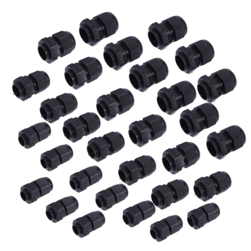 ULTECHNOVO 50 Stück Nylon Kabeldichtungen Wasserdichte Kabelverbinder für Gartenboxen und Kabelmanagement Hohe Zugfestigkeit Installieren ULTECHNOVO 50 Stück Nylon Kabeldichtungen Wasserdichte Kabelverbinder für Gartenboxen und Kabelmanagement Hohe Zugfestigkeit Installieren von ULTECHNOVO