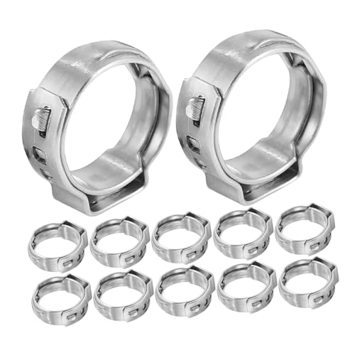 ULTECHNOVO 50 Stück Quetschklemmen Schlauchschellen Federklemmen Befestigungselemente Cinch Klemmringe Fitting Crimpklemmen Fitting Verbindungen Gartenschlauch Reparatur Armaturen ULTECHNOVO 50 Stück Quetschklemmen Schlauchschellen Federklemmen Befestigungselemente Cinch Klemmringe Fitting Crimpklemmen Fitting Verbindungen Gartenschlauch Reparatur Armaturen von ULTECHNOVO