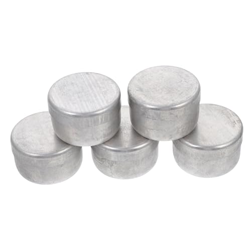 ULTECHNOVO 5St Waagschale aus Aluminium Boote wiegen Waagschale Labortest Probenwaage chemie experimente Bodenproben Wiegegefäß werkzeug Probenahmeschale aus Aluminium Wiegedose aus Aluminium von ULTECHNOVO