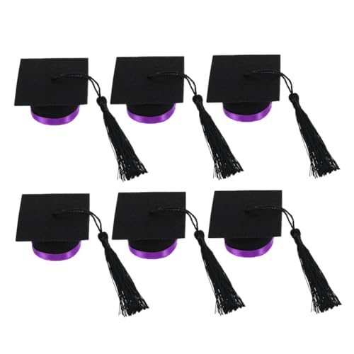 ULTECHNOVO 6 Stück Arzt Hut Dekoration Mini-Grad-Hut-Flaschenaufsatz winzig Abschlusshut Glas Topper Graduierung Weinflaschendeckel Weinflaschenabdeckung Filzstoff Violett ULTECHNOVO 6 Stück Arzt Hut Dekoration Mini-Grad-Hut-Flaschenaufsatz winzig Abschlusshut Glas Topper Graduierung Weinflaschendeckel Weinflaschenabdeckung Filzstoff Violett von ULTECHNOVO