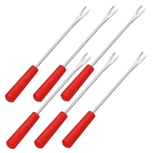 ULTECHNOVO 6 Stück Grillgabeln Scald Fondue Gabeln für Früchte Schokolade und Käse für Grillpartys und Langlebig und Tragbar ULTECHNOVO 6 Stück Grillgabeln Scald Fondue Gabeln für Früchte Schokolade und Käse für Grillpartys und Langlebig und Tragbar von ULTECHNOVO