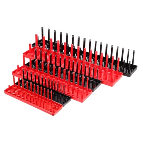 ULTECHNOVO 6 Stück Socket Organizer Set Teilig Steckschlüssel Halter Werkzeug Aufbewahrung Tray für Werkstatt Garage Ordnung und Einfache Zugänglichkeit ULTECHNOVO 6 Stück Socket Organizer Set Teilig Steckschlüssel Halter Werkzeug Aufbewahrung Tray für Werkstatt Garage Ordnung und Einfache Zugänglichkeit von ULTECHNOVO