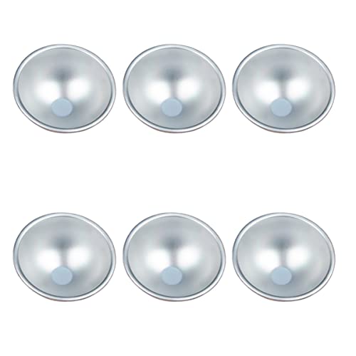 ULTECHNOVO 6 Stück Teiliges Aluminium Kuchenformen Antihaft Muffin Dessert Backformen für DIY Pudding Cupcakes Eierkuchen Leichte und Kompakte Backutensilien von ULTECHNOVO
