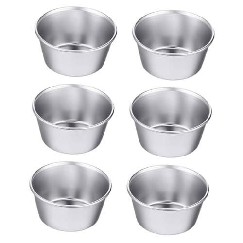 ULTECHNOVO 6 Stück Teiliges Backformen Set aus Hochkohlenstoffstahl Antihaftbeschichtet für Muffins Cupcakes Kekse und Pudding Spülmaschinengeeignet Wiederverwendbar für Zuhause Restaurant ULTECHNOVO 6 Stück Teiliges Backformen Set aus Hochkohlenstoffstahl Antihaftbeschichtet für Muffins Cupcakes Kekse und Pudding Spülmaschinengeeignet Wiederverwendbar für Zuhause Restaurant von ULTECHNOVO