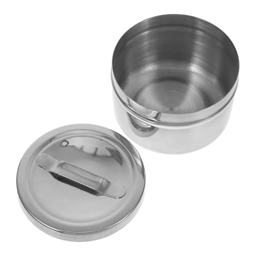 ULTECHNOVO 6 Stück Teiliges Edelstahl Baumwollpads Aufbewahrungsglas mit Deckel Luftdichter Desinfektionsbehälter für Wattepads und Wattestäbchen Platzsparend Leicht zu Reinigen für ULTECHNOVO 6 Stück Teiliges Edelstahl Baumwollpads Aufbewahrungsglas mit Deckel Luftdichter Desinfektionsbehälter für Wattepads und Wattestäbchen Platzsparend Leicht zu Reinigen für von ULTECHNOVO