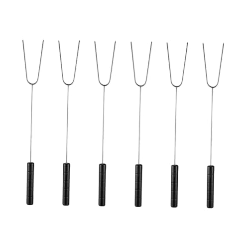 ULTECHNOVO 6 Stück Teiliges Edelstahl Grillbesteck mit Holzgriff Hitzebeständige Bbq Gabeln für Fleisch Gemüse und Marshmallow Langlebig und Tragbar für Outdoor Grillpartys und Familienfest ULTECHNOVO 6 Stück Teiliges Edelstahl Grillbesteck mit Holzgriff Hitzebeständige Bbq Gabeln für Fleisch Gemüse und Marshmallow Langlebig und Tragbar für Outdoor Grillpartys und Familienfest von ULTECHNOVO