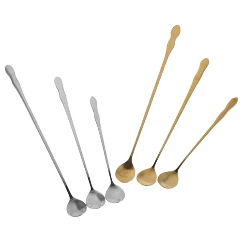 ULTECHNOVO 6 Stück Teiliges Edelstahl Rührlöffel Set Langstielig Rostfrei Gourdförmig Vielseitig für Eiscreme Kaffee Tee Saucen Langlebig Spülmaschinengeeignet Präzise Dosierung ULTECHNOVO 6 Stück Teiliges Edelstahl Rührlöffel Set Langstielig Rostfrei Gourdförmig Vielseitig für Eiscreme Kaffee Tee Saucen Langlebig Spülmaschinengeeignet Präzise Dosierung von ULTECHNOVO