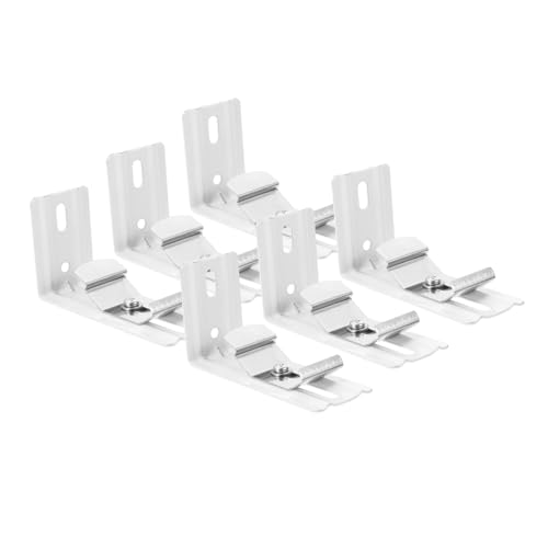 ULTECHNOVO 6 Stück Teiliges Metall Winkel für senkrechte Jalousien Robuste Befestigungshalterungen Langlebig und Einsetzbar für Wohn und Arbeitsräume von ULTECHNOVO
