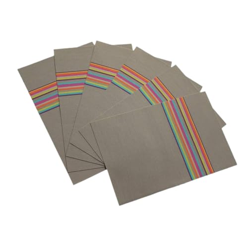 ULTECHNOVO 6 Stück Tischset Hitze Schutz Ort Für Tischmatten Beleg Platzdeckchen Verschleißfeste Tischmatte Wärmeisolierende Tischmatte Isoliermatte Mahlzeit Matte PVC Grey von ULTECHNOVO