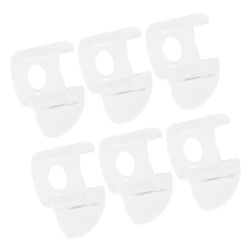 ULTECHNOVO 6 Stück Transparente Mini Kunststoffgriffe für Jalousien und Vorhänge Kabellose Fensterheber für Einfache Installation und Optimale Funktionalität von ULTECHNOVO