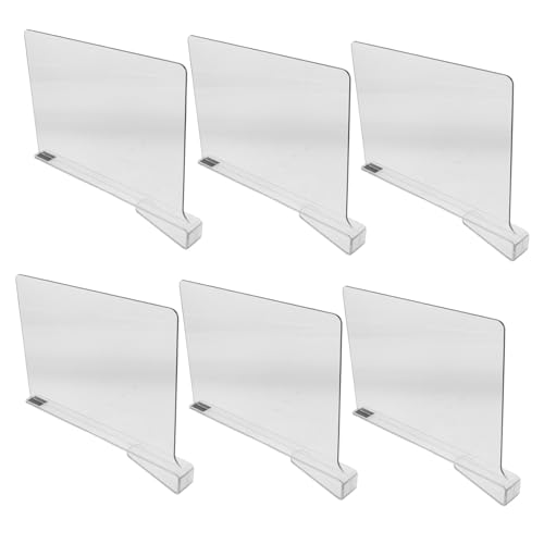 ULTECHNOVO 6stücke Transparente Schranktrennwand Verstellbarer Organizer Für Kleiderschrank Und Regale Zur Aufbewahrungsorganisation Und Schutz Vor Staub Und Feuchtigkeit ULTECHNOVO 6stücke Transparente Schranktrennwand Verstellbarer Organizer Für Kleiderschrank Und Regale Zur Aufbewahrungsorganisation Und Schutz Vor Staub Und Feuchtigkeit von ULTECHNOVO