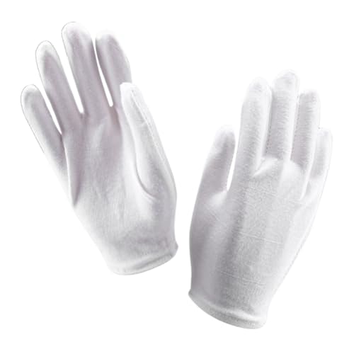 ULTECHNOVO 6 Stück Weiße Baumwollhandschuhe Xl Leichte Schutzhandschuhe für Gartenarbeit Gewerbe und Präzisionsarbeiten Atmungsaktiv Wiederverwendbar Hautfreundlich Schutz vor ULTECHNOVO 6 Stück Weiße Baumwollhandschuhe Xl Leichte Schutzhandschuhe für Gartenarbeit Gewerbe und Präzisionsarbeiten Atmungsaktiv Wiederverwendbar Hautfreundlich Schutz vor von ULTECHNOVO