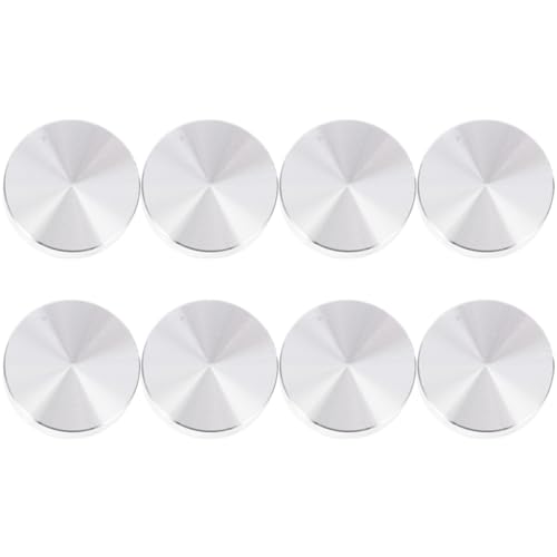 ULTECHNOVO 8 Stück Aluminium Tischadapter Teiliges Runde Aluminiumkreisscheiben für Glasplatten Stabile Tischzubehör für Teetische und Couchtische Einfache Installation und Robustes Design von ULTECHNOVO