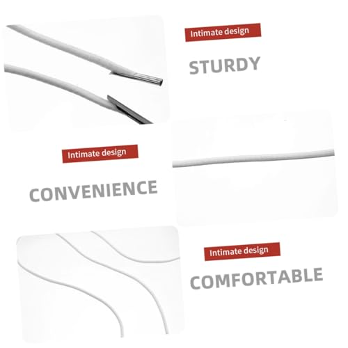 ULTECHNOVO 8 Stück Lounge Chair Replacement Cord Teiliges Strapazierfähige und Elastische Reparaturseile für Gartenstühle Einsetzbar Weiß für Verschiedene Stuhltypen von ULTECHNOVO