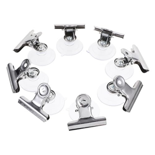 ULTECHNOVO 8 Stück Saugnapf Clip Großer PVC Saugnapf mit Metallklemme Extra Stark für Fenster und Glatte Oberflächen für Dekoration und Werbung ULTECHNOVO 8 Stück Saugnapf Clip Großer PVC Saugnapf mit Metallklemme Extra Stark für Fenster und Glatte Oberflächen für Dekoration und Werbung von ULTECHNOVO