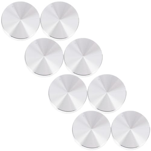 ULTECHNOVO 8 Stück Teiliges Aluminium Tischadapter für Glasplatten Runde Form Stabiler Aluminiumkreis Kompatibel mit Couchtischen Esstischen und Bürotischen von ULTECHNOVO