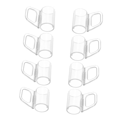 ULTECHNOVO 8 Stück Teiliges Fensterrollo Klemmen für Plisseejalousien Einfache Montage Stabile Halterungen Vielseitige Griffclips Stilvolles Vorhangzubehör für Wohn Schlafzimmer von ULTECHNOVO