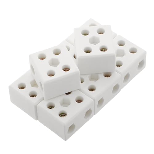 ULTECHNOVO 8 Stück Teiliges Keramische Hochtemperatur Anschlussklemmen Mehrpolig Porzellan Steckverbindern für Elektrische Leitungen Hitzebeständig Kompakt Flexibel für Professionelle ULTECHNOVO 8 Stück Teiliges Keramische Hochtemperatur Anschlussklemmen Mehrpolig Porzellan Steckverbindern für Elektrische Leitungen Hitzebeständig Kompakt Flexibel für Professionelle von ULTECHNOVO