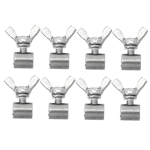 ULTECHNOVO 8stücke Drahtseil Kabel Clip Edelstahl Hand Schraube Klemme Für Stahl Draht Drahtseilklemme Drahtseilkabelklemme Drahtseildrahtklemme Drahtklemme Für Drahtseil von ULTECHNOVO