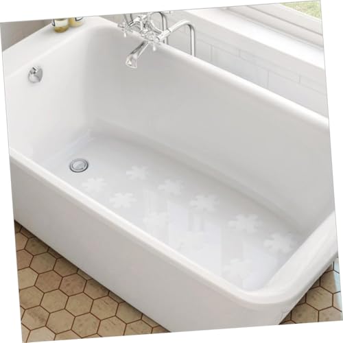 ULTECHNOVO 9 Stück Teiliges Badewannen Anti Blumenform Selbstklebende Bodenaufkleber rutschfeste Badewannen Sticker für Badezimmer und Küche Weiß ULTECHNOVO 9 Stück Teiliges Badewannen Anti Blumenform Selbstklebende Bodenaufkleber rutschfeste Badewannen Sticker für Badezimmer und Küche Weiß von ULTECHNOVO