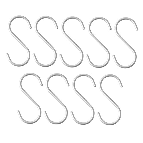 ULTECHNOVO 9stücke S-haken Aus Metall Praktische Und Robuste Aufhängehaken Für Kleidung Taschen Und Küchenutensilien Und Rostfrei Für Badezimmer Schlafzimmer Und Camping ULTECHNOVO 9stücke S-haken Aus Metall Praktische Und Robuste Aufhängehaken Für Kleidung Taschen Und Küchenutensilien Und Rostfrei Für Badezimmer Schlafzimmer Und Camping von ULTECHNOVO