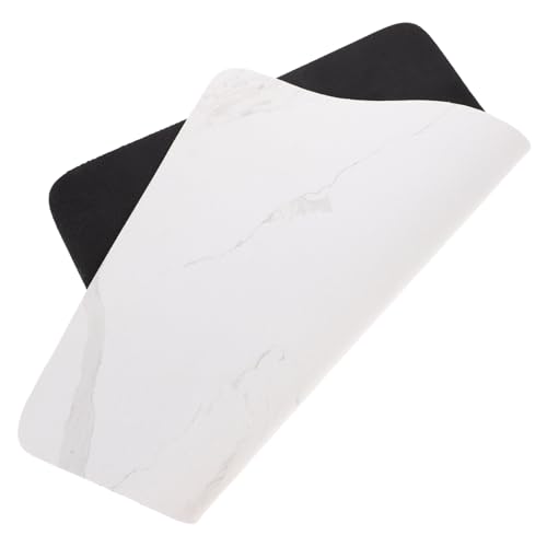ULTECHNOVO Abtropfmatte mit Marmoroptik Saugfähige Küchentrocknungsmatte Rutschfestes Geschirr und Tassen Tablett Vielseitig Verwendbar für Küche und Bad Schnelltrocknend Leicht und von ULTECHNOVO
