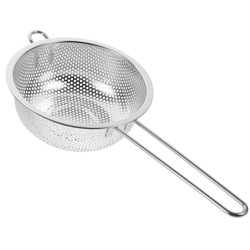 ULTECHNOVO Abtropfkorb mit Griff Langlebiges Sieb für Obst Gemüse und Reis Rostfreier Küchenhelfer für Sicheres Abtropfen und Waschen ULTECHNOVO Abtropfkorb mit Griff Langlebiges Sieb für Obst Gemüse und Reis Rostfreier Küchenhelfer für Sicheres Abtropfen und Waschen von ULTECHNOVO