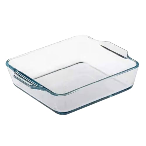 ULTECHNOVO Auflaufform mit Doppelgriff Hitzebeständige Backform für Mikrowelle und Ofen für Pizza und Kuchen Leicht zu Reinigen Perfektes für von ULTECHNOVO