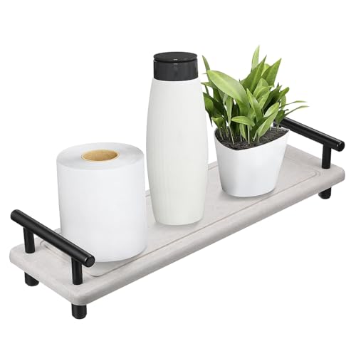 ULTECHNOVO Badezimmer Tablett aus Multifunktionales Organizer Tablett für Kosmetik Toilettenartikel und Trockenstein Design ULTECHNOVO Badezimmer Tablett aus Multifunktionales Organizer Tablett für Kosmetik Toilettenartikel und Trockenstein Design von ULTECHNOVO