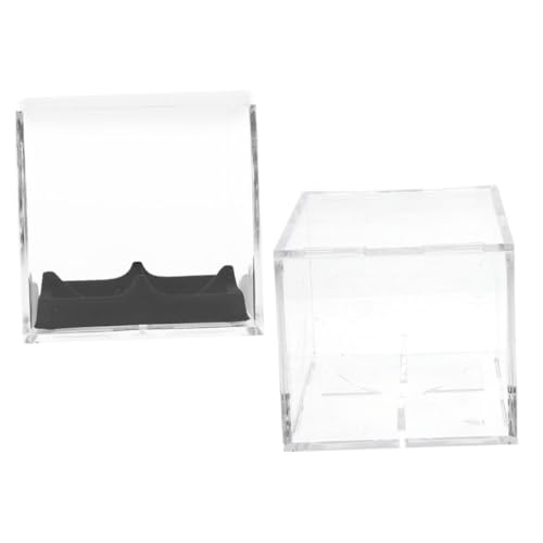 ULTECHNOVO Baseball Vitrine Pack Transparente Aufbewahrungsbox mit Schaumhalter für Baseball Tennis und Golf für Sammlerstücke und Autogramme von ULTECHNOVO