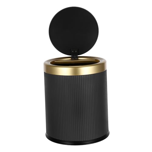 ULTECHNOVO Berührungsfreier Abfalleimer mit Automatischem Deckel Geruchsdichter Mülleimer für Küche Bad Wohnzimmer Büro Schlafzimmer Intelligenter Sensor-müllbehälter in Schwarz von ULTECHNOVO