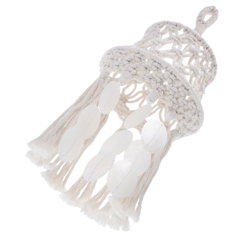 ULTECHNOVO Boho Lampenschirm Makramee aus Atmungsaktivem Baumwollstoff Kleine Tischlampe Schirm mit Quasten Leichter für Schlafzimmer Büro und Wohnzimmer Einfache Montage Handgefertigt ULTECHNOVO Boho Lampenschirm Makramee aus Atmungsaktivem Baumwollstoff Kleine Tischlampe Schirm mit Quasten Leichter für Schlafzimmer Büro und Wohnzimmer Einfache Montage Handgefertigt von ULTECHNOVO