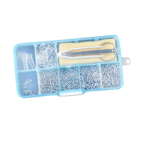 ULTECHNOVO Brillen Reparatur Set mit Schrauben Typen Feinmechaniker Werkzeug für Sonnenbrillen und Lesebrillen Langlebiges Brillen Zubehör Installieren Selbstreparatur Kit von ULTECHNOVO