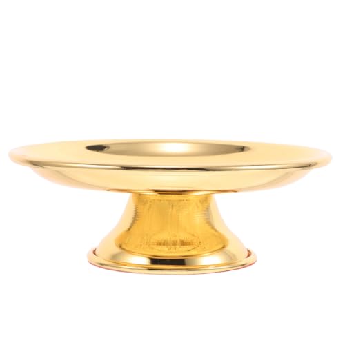 ULTECHNOVO Buddha Teller Tablett Rund Dessertständer Obstteller Buddhistischer Obstteller Opferteller Buddhistischer Dessertständer Kuchenständer Mit Fuß Ritualteller ULTECHNOVO Buddha Teller Tablett Rund Dessertständer Obstteller Buddhistischer Obstteller Opferteller Buddhistischer Dessertständer Kuchenständer Mit Fuß Ritualteller von ULTECHNOVO