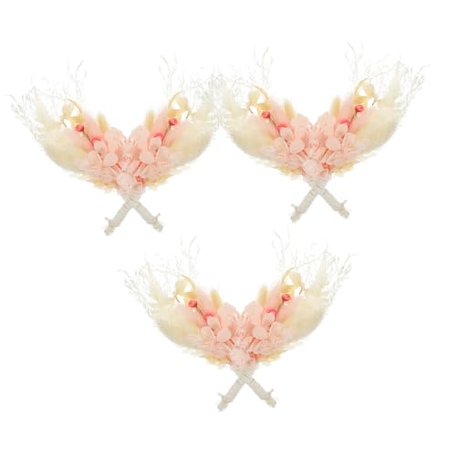 ULTECHNOVO Bündel Getrocknete Blumenstrauß Mini Natürliche Blumen für DIY Dekoration Hochzeiten Partys Kunsthandwerk und Stilvolle Wohnraumgestaltung von ULTECHNOVO